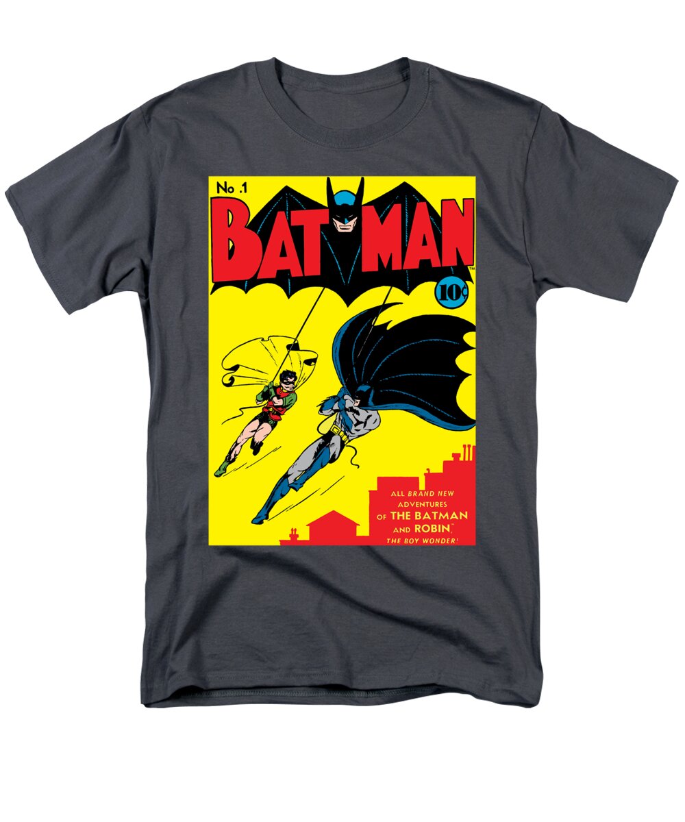  Men's T-Shirt (Regular Fit) featuring the digital art Batman - Batman First by Brand A