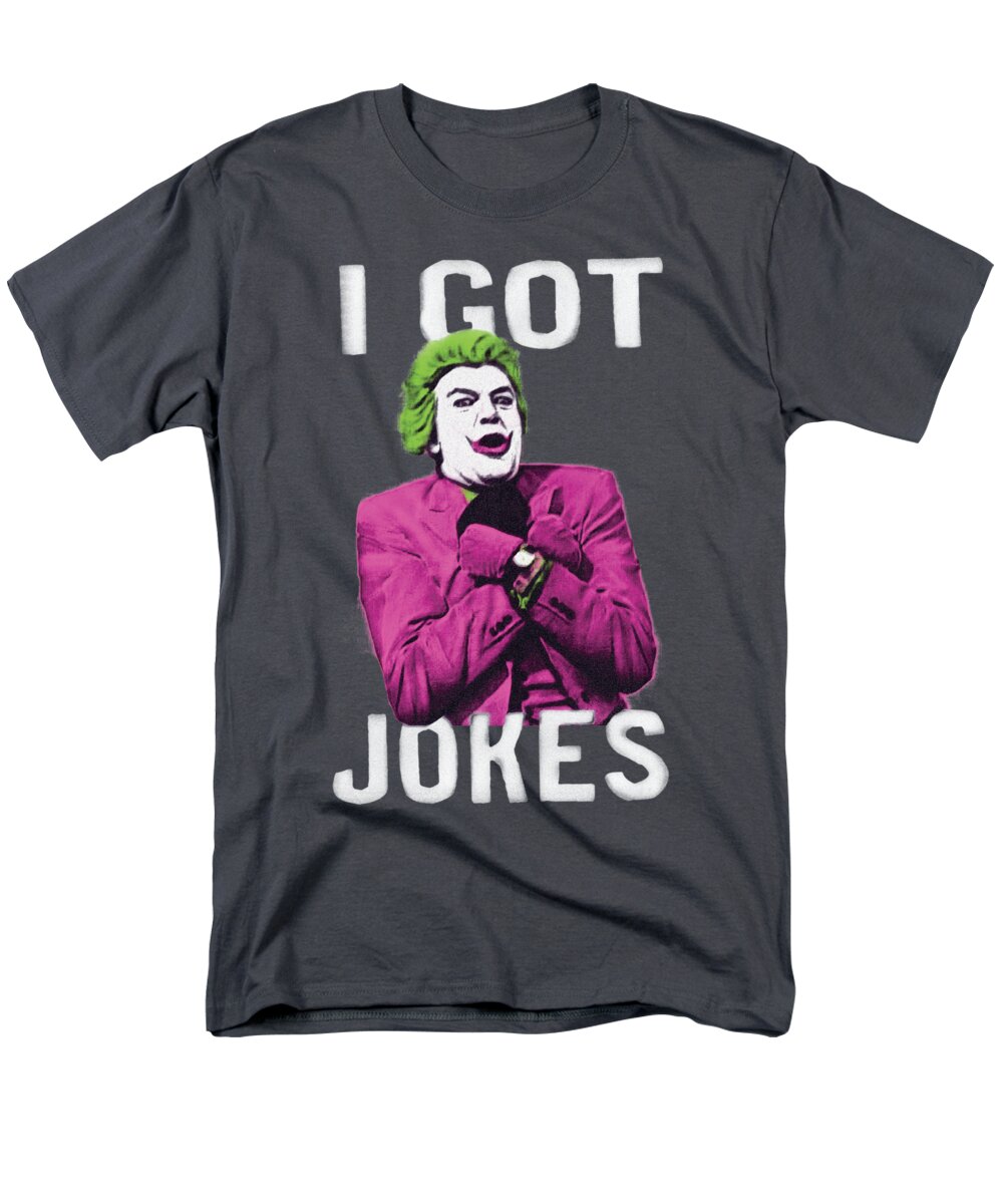  Men's T-Shirt (Regular Fit) featuring the digital art Batman Classic Tv - Got Jokes by Brand A