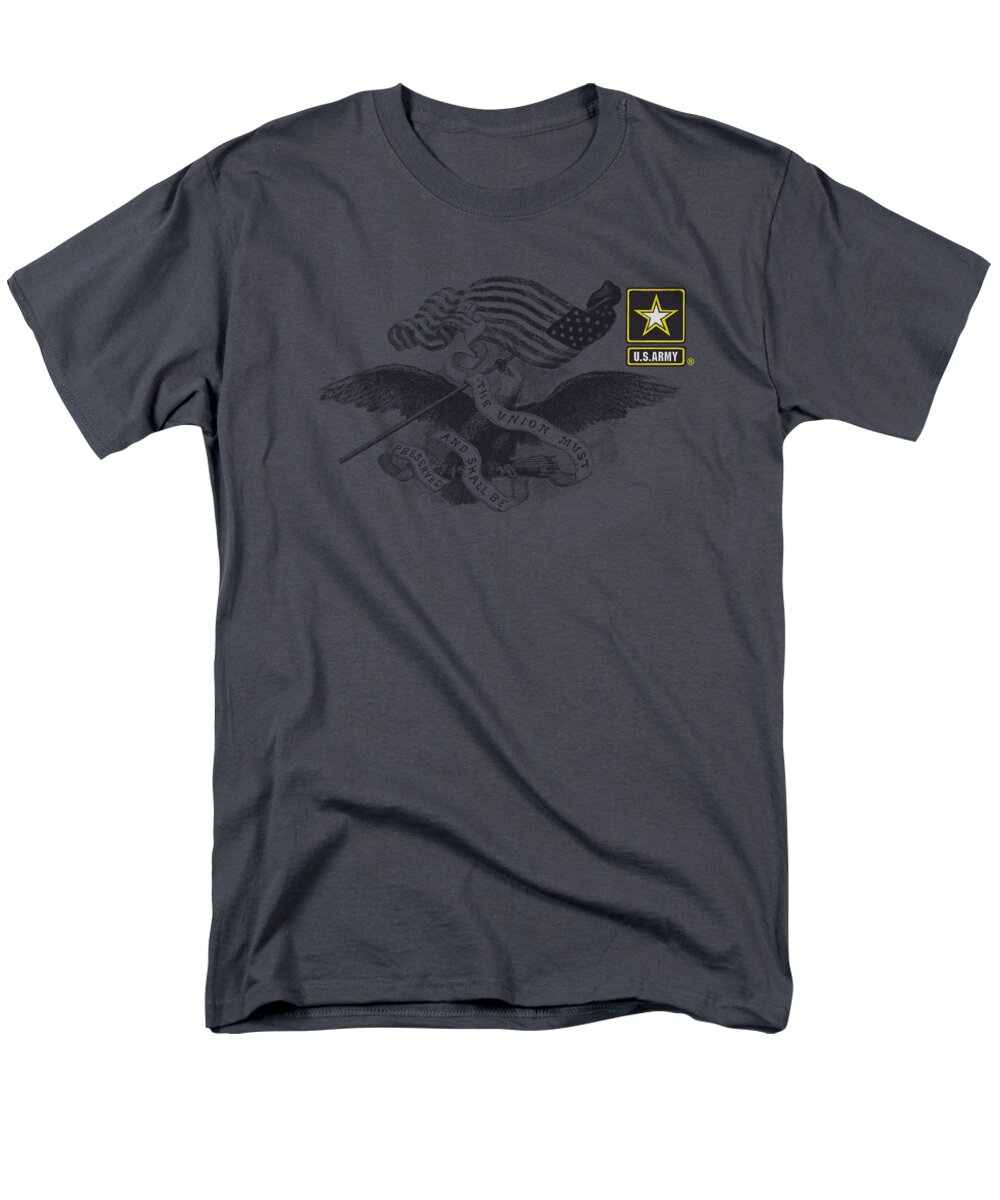 Air Force Men's T-Shirt (Regular Fit) featuring the digital art Army - Left Chest by Brand A