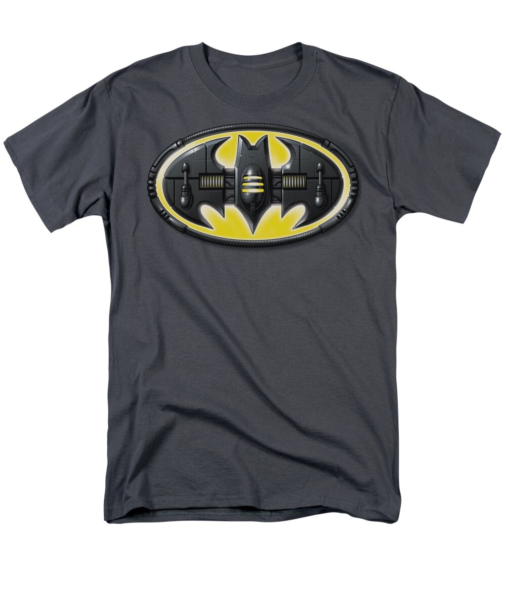 Batman Men's T-Shirt (Regular Fit) featuring the digital art Batman - Bat Mech Logo by Brand A