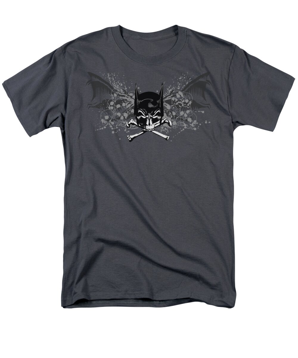 Batman Men's T-Shirt (Regular Fit) featuring the digital art Batman - Ill Omen by Brand A