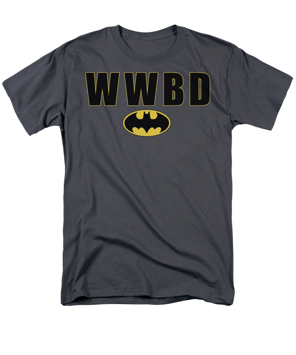 Batman Men's T-Shirt (Regular Fit) featuring the digital art Batman - Wwbd Logo by Brand A
