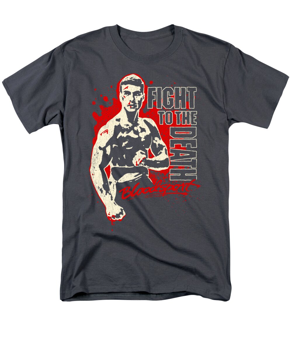  Men's T-Shirt (Regular Fit) featuring the digital art Bloodsport - To The Death by Brand A