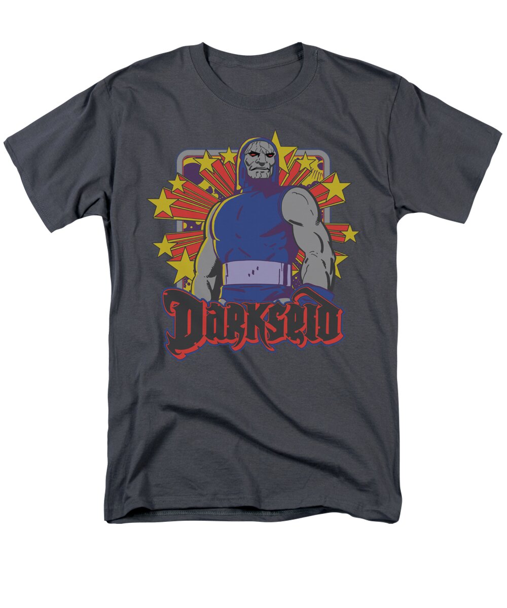 Darkseid Men's T-Shirt (Regular Fit) featuring the digital art Dc - Darkseid Stars by Brand A