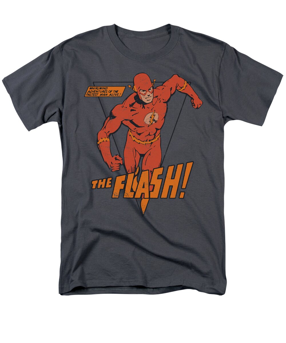 Dc Comics Men's T-Shirt (Regular Fit) featuring the digital art Dc - Whirlwind by Brand A