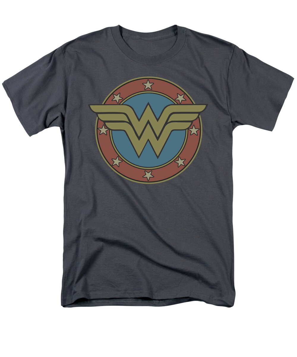  Men's T-Shirt (Regular Fit) featuring the digital art Dc - Ww Vintage Emblem by Brand A