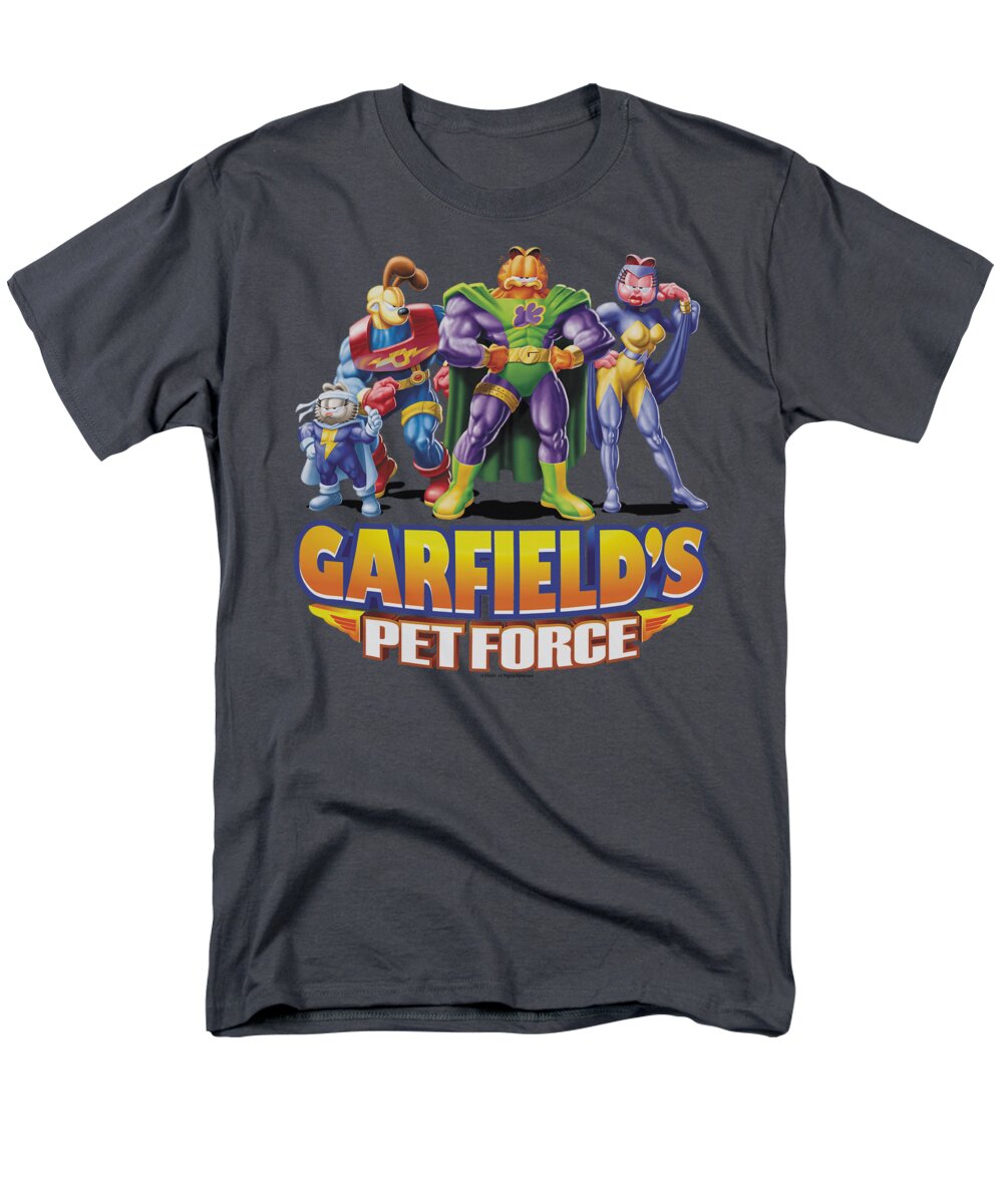 Garfield Men's T-Shirt (Regular Fit) featuring the digital art Garfield - Beyond by Brand A