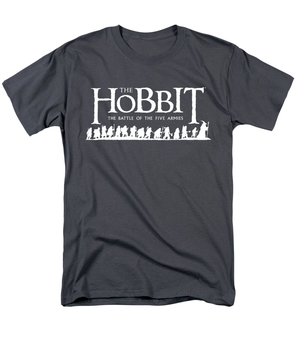  Men's T-Shirt (Regular Fit) featuring the digital art Hobbit - Walking Logo by Brand A