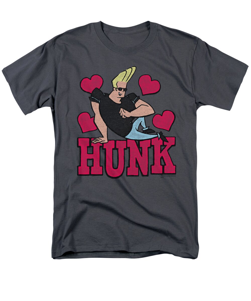 Johnny Bravo Men's T-Shirt (Regular Fit) featuring the digital art Johnny Bravo - Hunk by Brand A