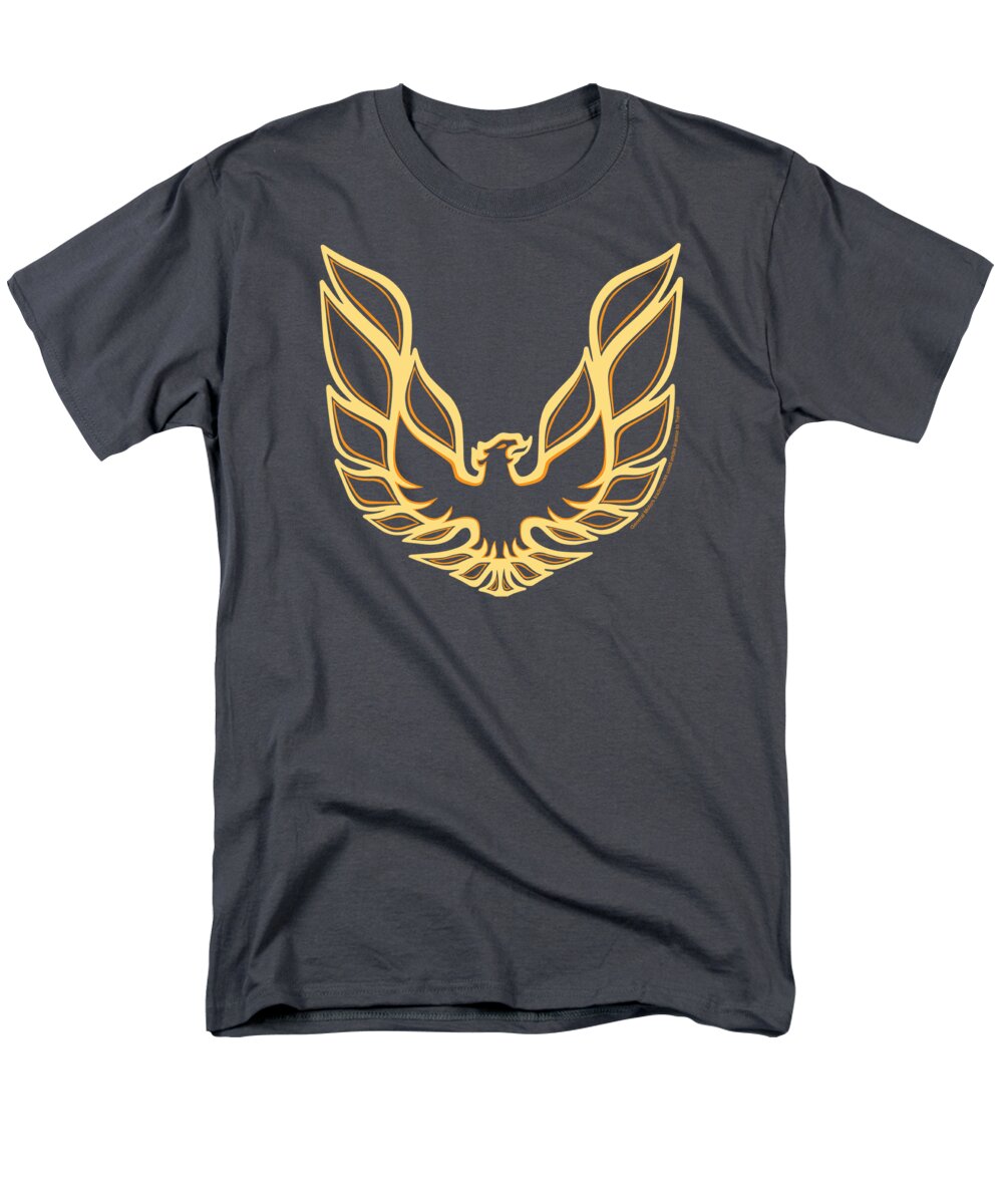  Men's T-Shirt (Regular Fit) featuring the digital art Pontiac - Iconic Firebird by Brand A