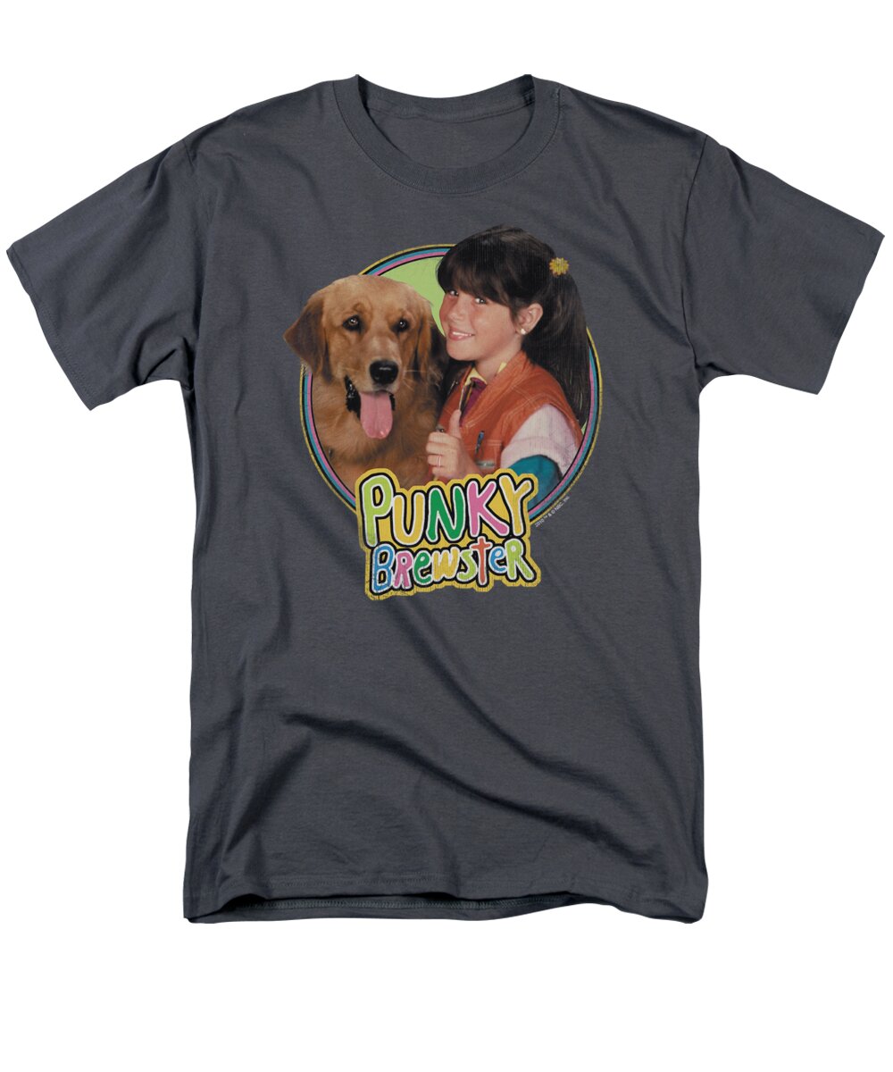 Punky Brewster Men's T-Shirt (Regular Fit) featuring the digital art Punky Brewster - Punky And Brandon by Brand A