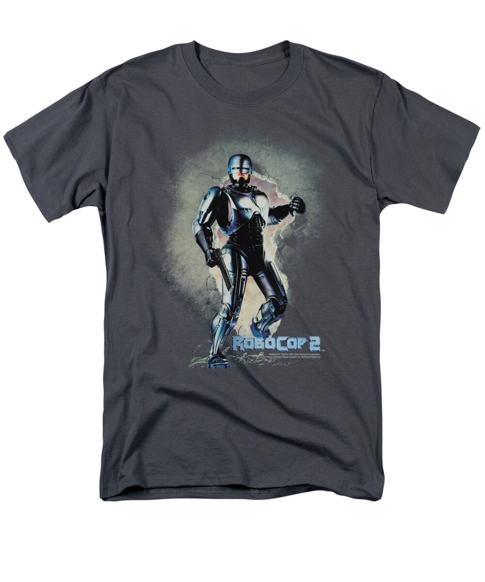  Men's T-Shirt (Regular Fit) featuring the digital art Robocop - Break On Through by Brand A