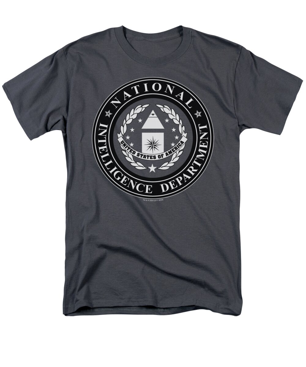  Men's T-Shirt (Regular Fit) featuring the digital art Sg1 - Nid Logo by Brand A