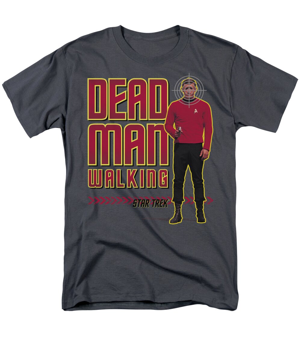 Star Trek Men's T-Shirt (Regular Fit) featuring the digital art Star Trek - Dead Man Walking by Brand A