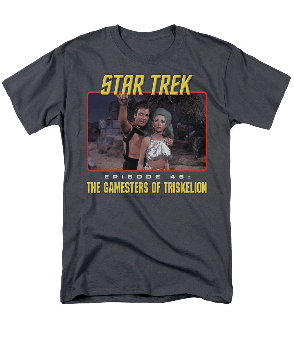 Star Trek Men's T-Shirt (Regular Fit) featuring the digital art Star Trek - Episode 46 by Brand A
