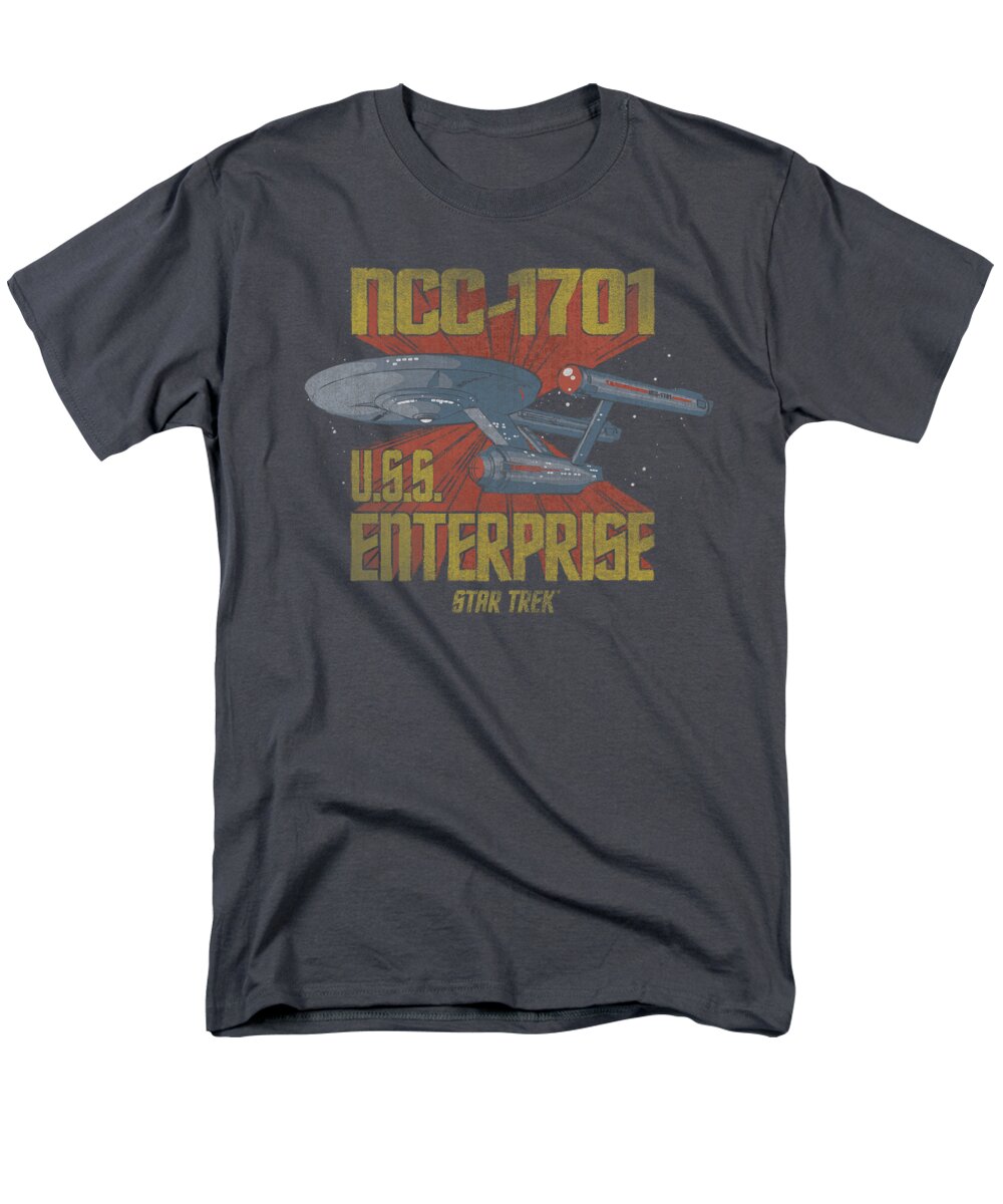 Star Trek Men's T-Shirt (Regular Fit) featuring the digital art Star Trek - Ncc1701 by Brand A