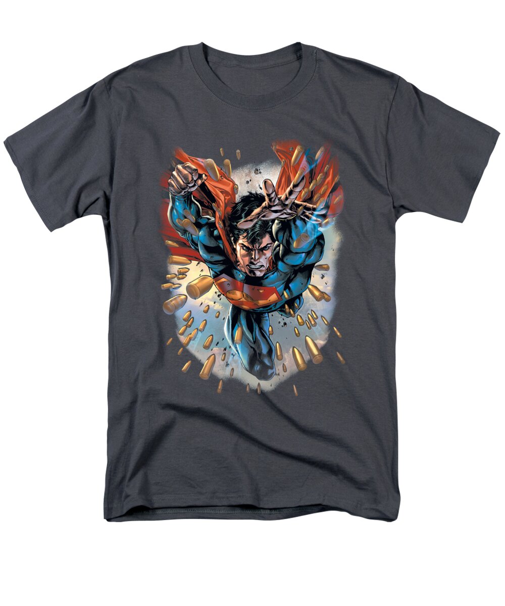  Men's T-Shirt (Regular Fit) featuring the digital art Superman - Within My Grasp by Brand A