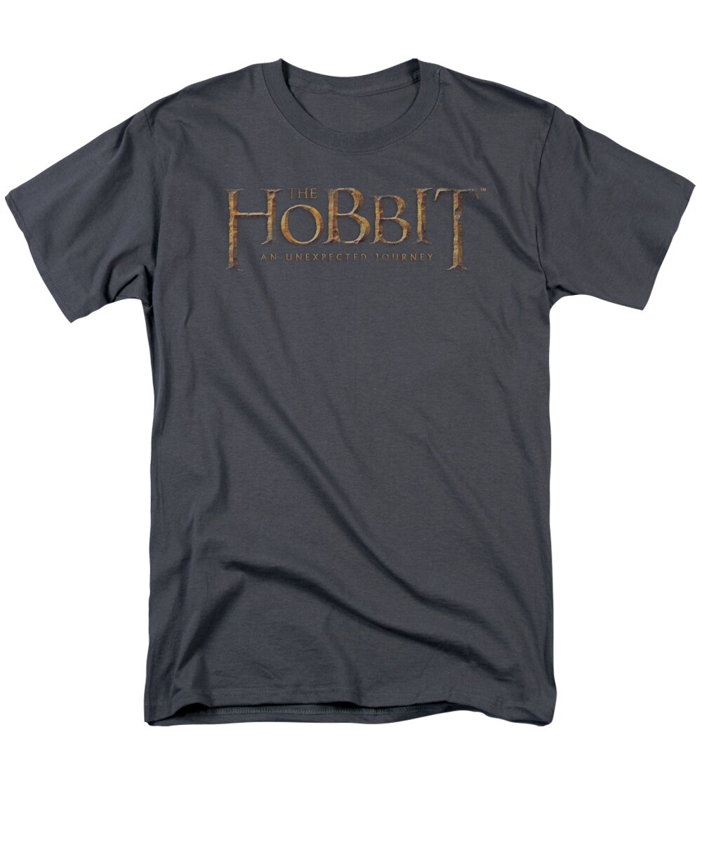 The Hobbit Men's T-Shirt (Regular Fit) featuring the digital art The Hobbit - Distressed Logo by Brand A