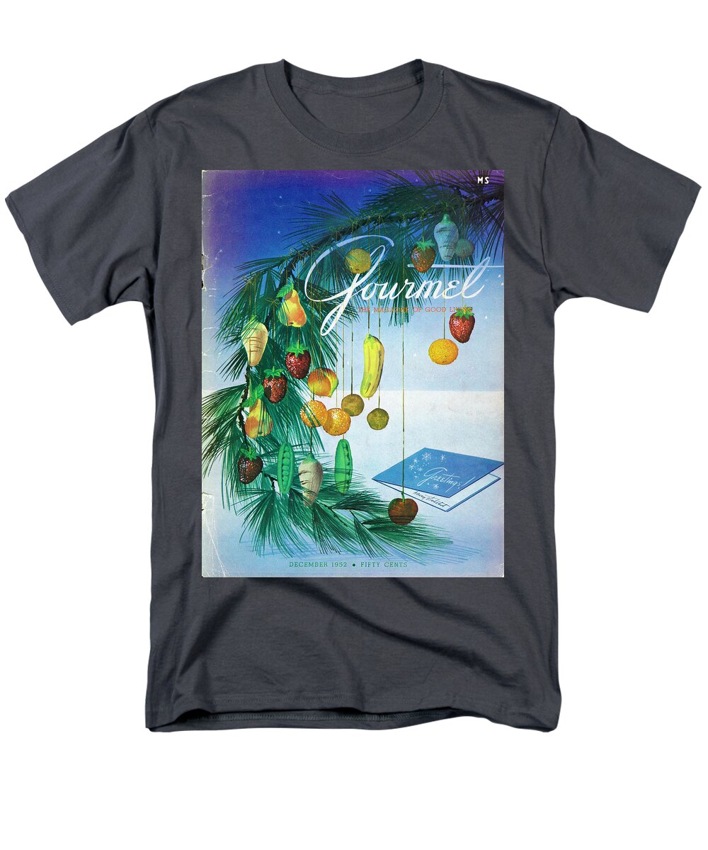 Food Men's T-Shirt (Regular Fit) featuring the photograph A Gourmet Cover Of Marzipan Fruit by Henry Stahlhut