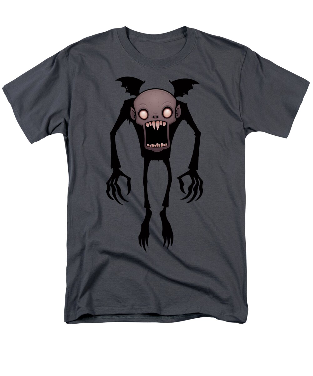 Nosferatu Men's T-Shirt (Regular Fit) featuring the digital art Nosferatu by John Schwegel