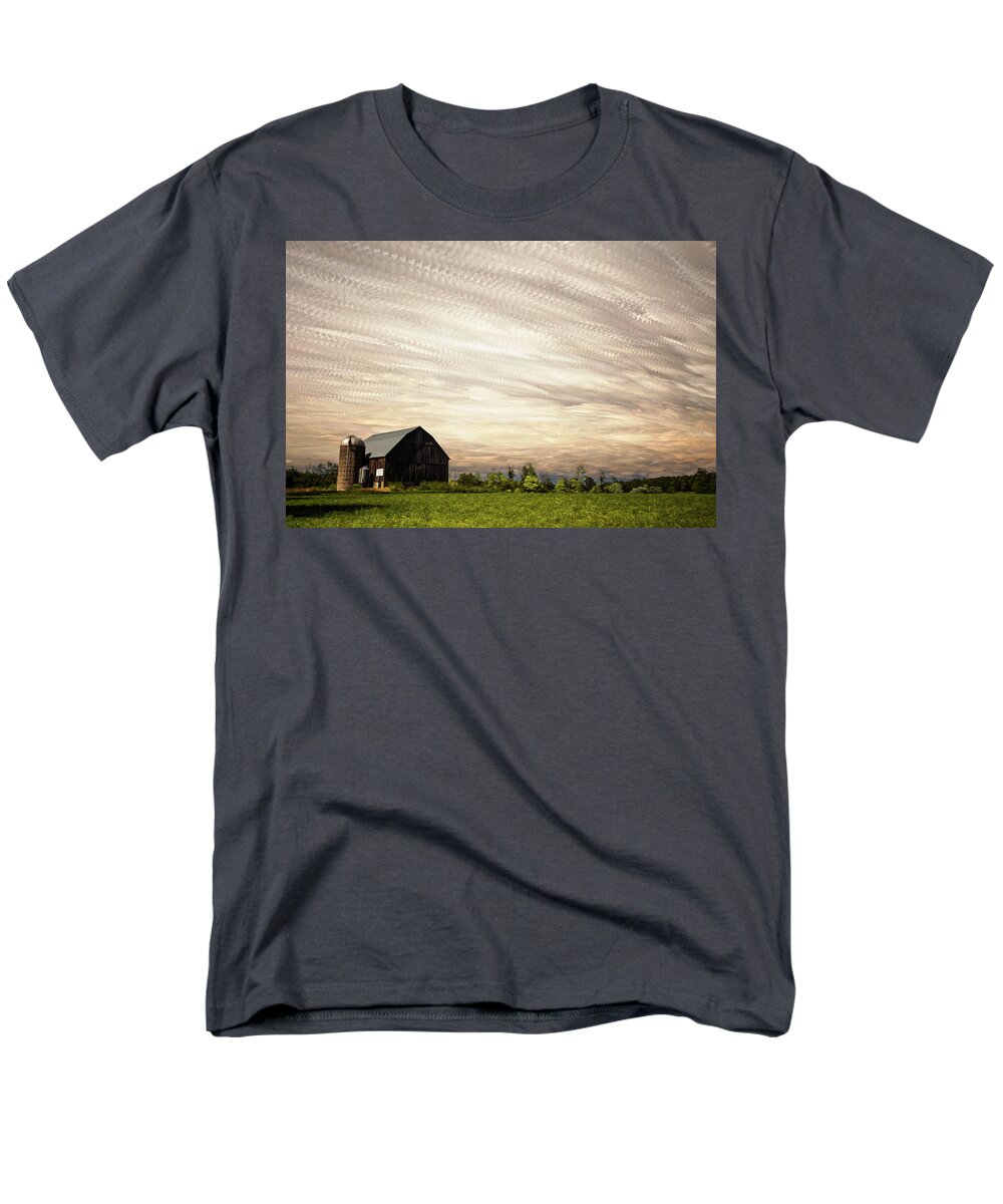 Matt Molloy Men's T-Shirt (Regular Fit) featuring the photograph Wind Farm by Matt Molloy