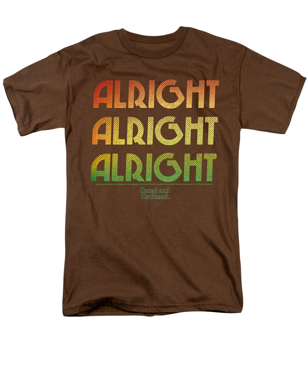  Men's T-Shirt (Regular Fit) featuring the digital art Dazed And Confused - Alright Z by Brand A