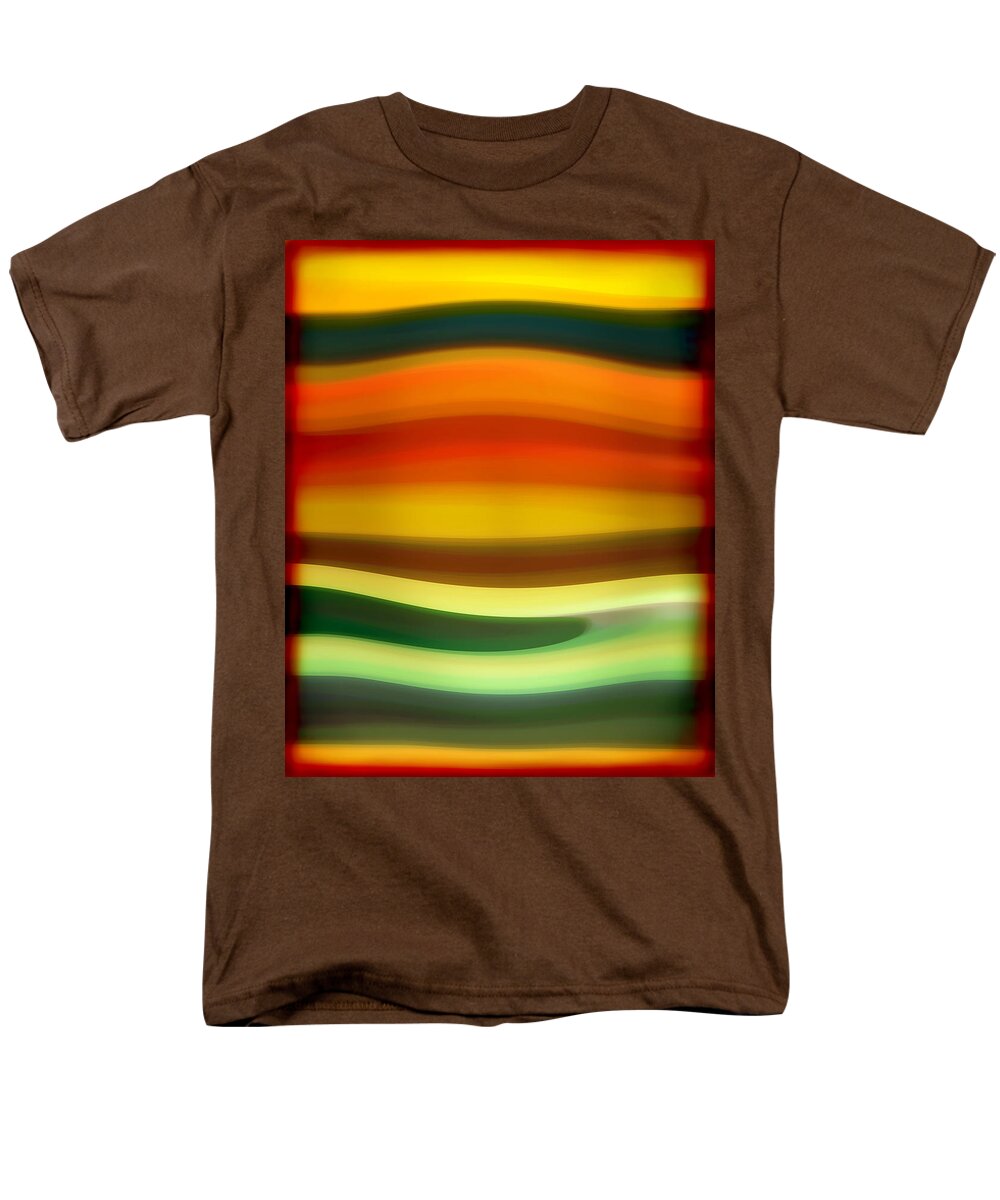 Fury Men's T-Shirt (Regular Fit) featuring the painting Fury Sea 6 by Amy Vangsgard
