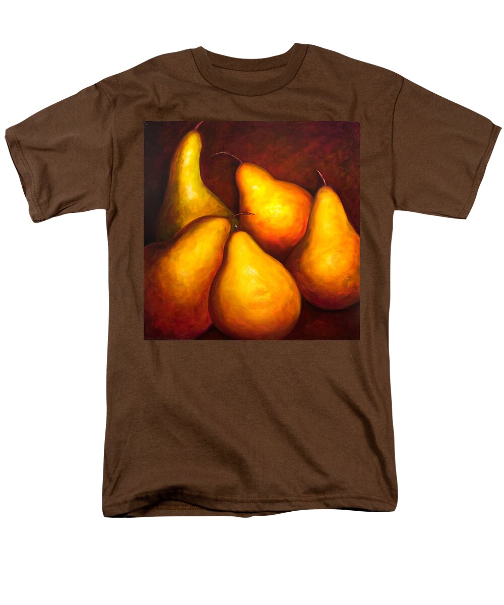 Still Life Yellow Men's T-Shirt (Regular Fit) featuring the painting La Familia by Shannon Grissom