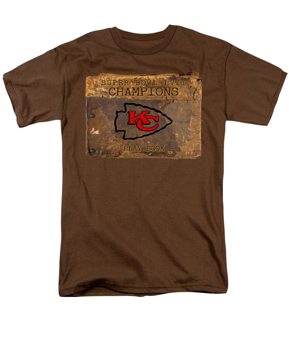 Super Bowl LVII Champions Kansas City Chiefs Play Book TRANSPARENT BORDER T- Shirt by Lone Palm Studio - Pixels