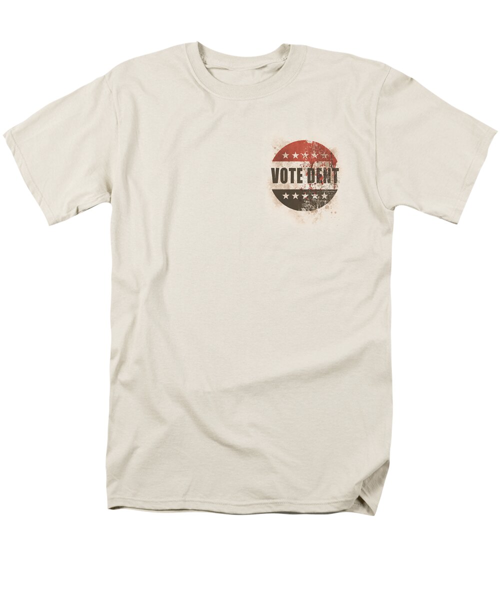 Arkham City Men's T-Shirt (Regular Fit) featuring the digital art Arkham City - Vote Dent by Brand A