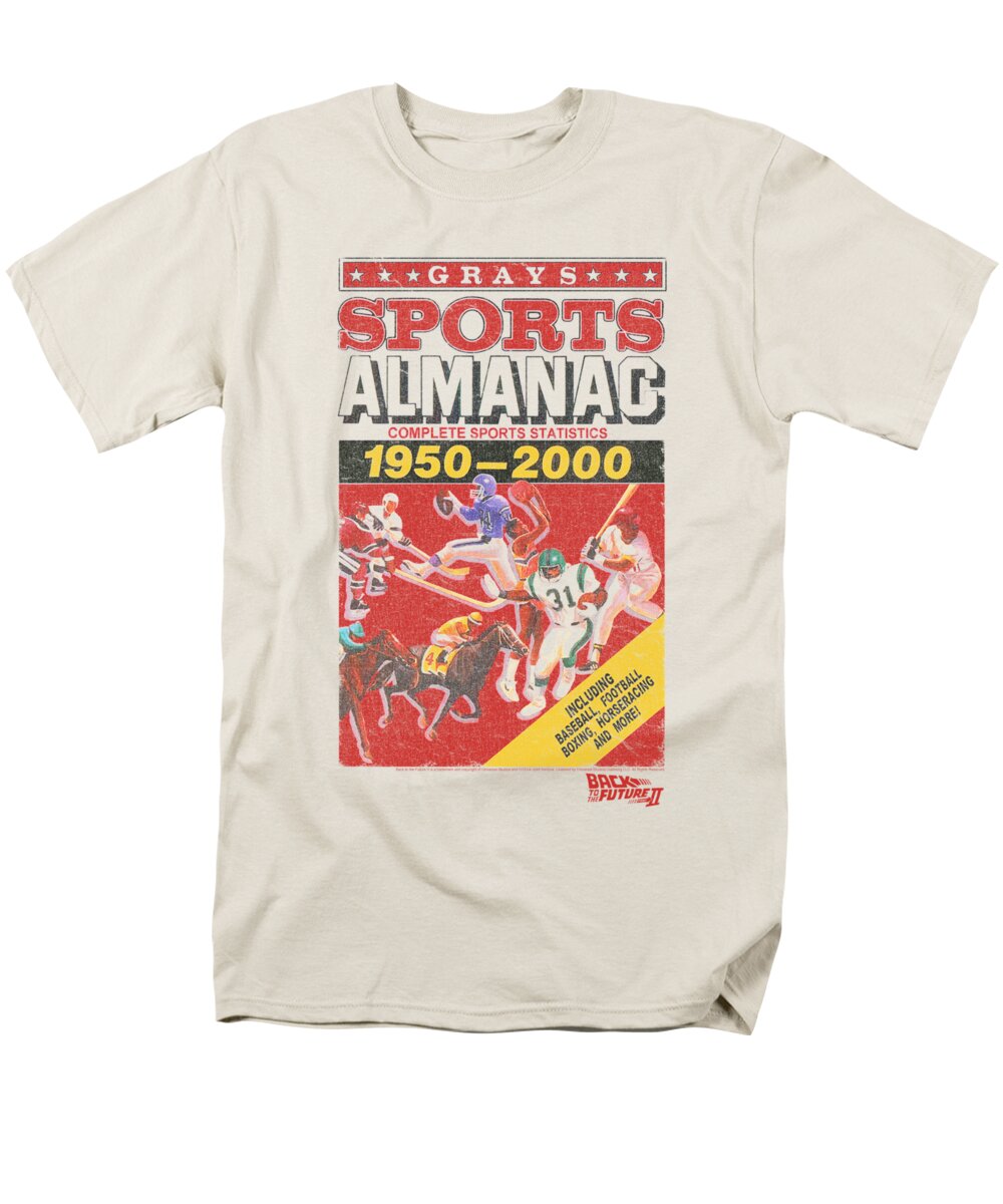 Back To The Future Ii Men's T-Shirt (Regular Fit) featuring the digital art Back To The Future II - Sports Almanac by Brand A