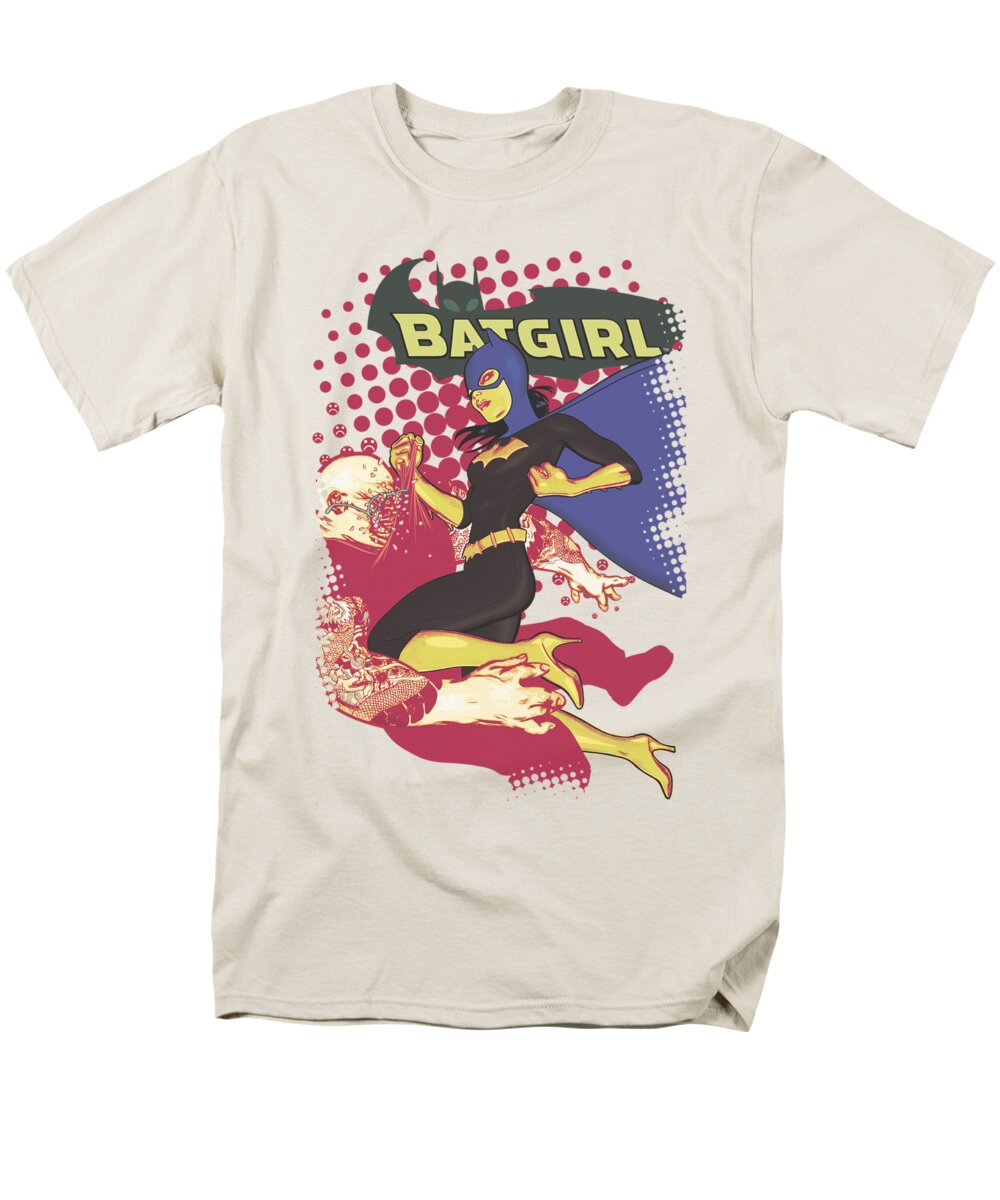Batman Men's T-Shirt (Regular Fit) featuring the digital art Batman - Batgirl Crunch by Brand A