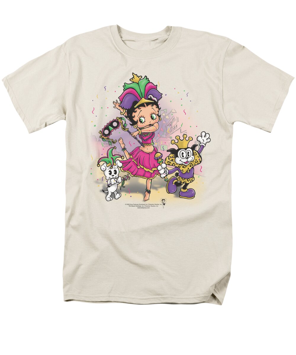 Betty Boop Men's T-Shirt (Regular Fit) featuring the digital art Boop - Celebration by Brand A