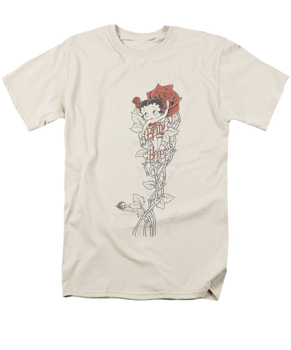 Betty Boop Men's T-Shirt (Regular Fit) featuring the digital art Boop - Thorns(left Side Print) by Brand A