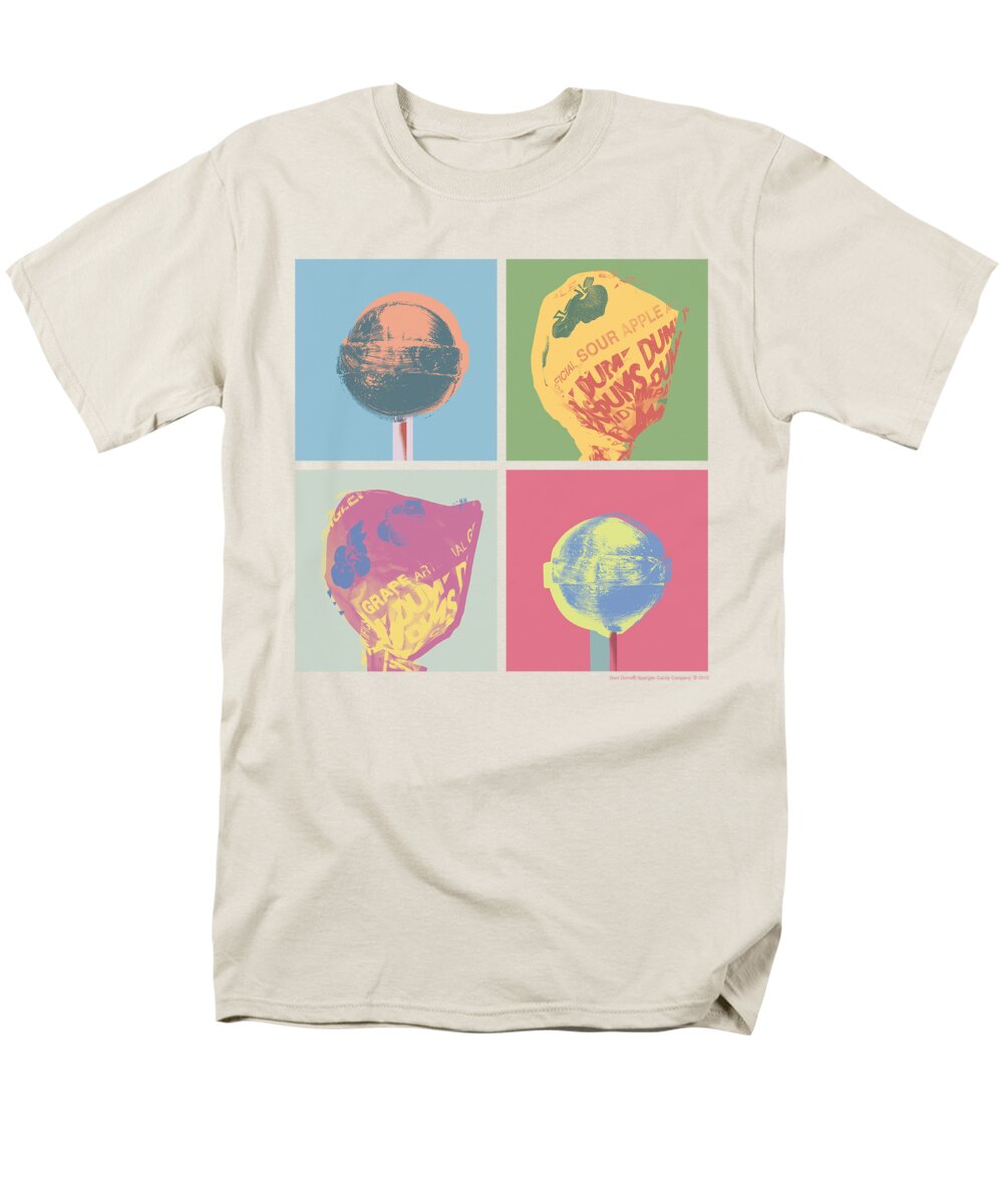 Dum Dums Men's T-Shirt (Regular Fit) featuring the digital art Dum Dums - Pop Art by Brand A