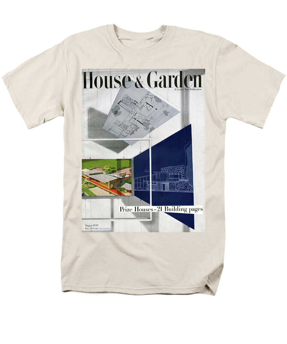 House And Garden Men's T-Shirt (Regular Fit) featuring the photograph House And Garden Prize House Cover by Howard Beyer