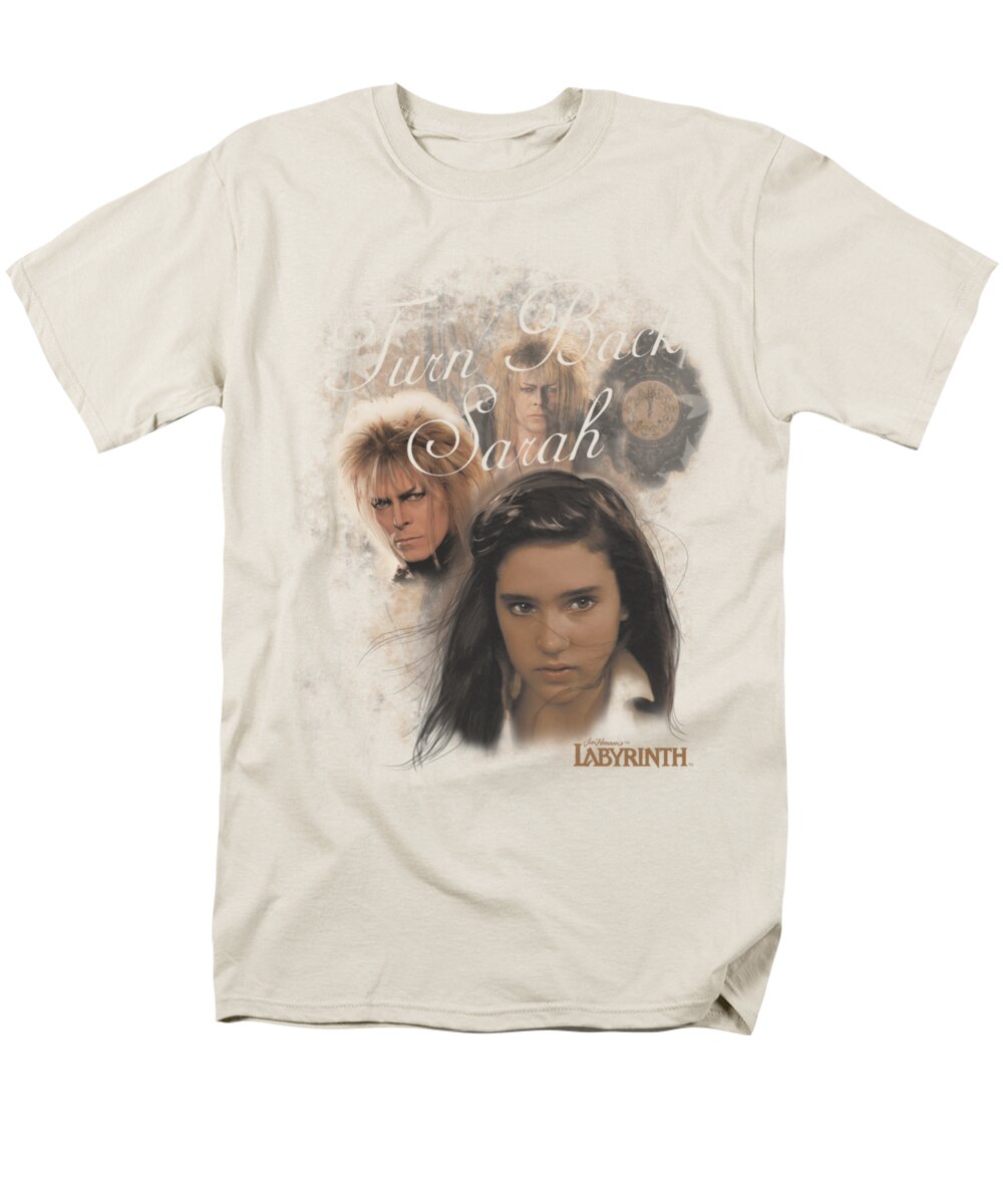 Labyrinth Men's T-Shirt (Regular Fit) featuring the digital art Labyrinth - Turn Back Sarah by Brand A