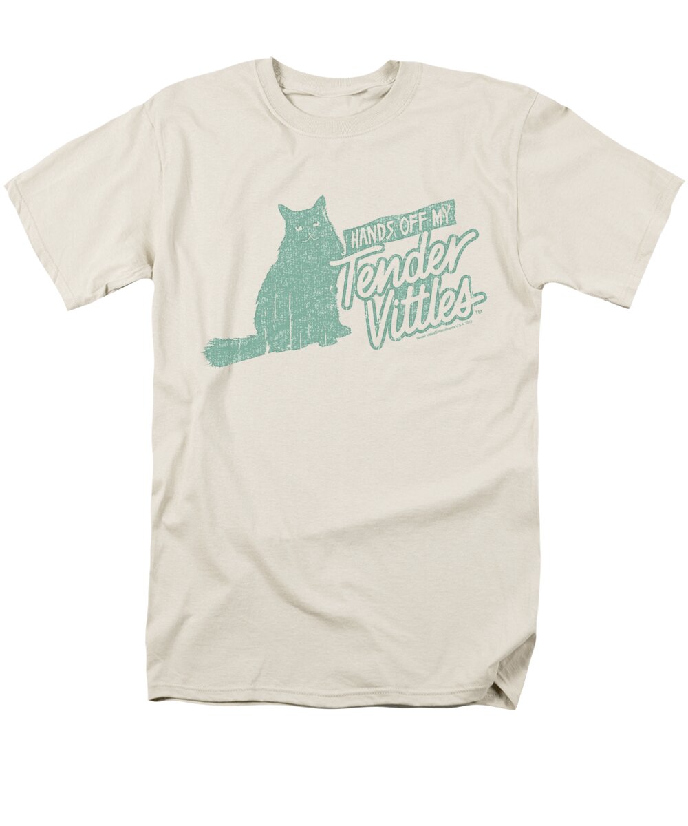 Tender Vittles Men's T-Shirt (Regular Fit) featuring the digital art Tender Vittles - Hands Off by Brand A