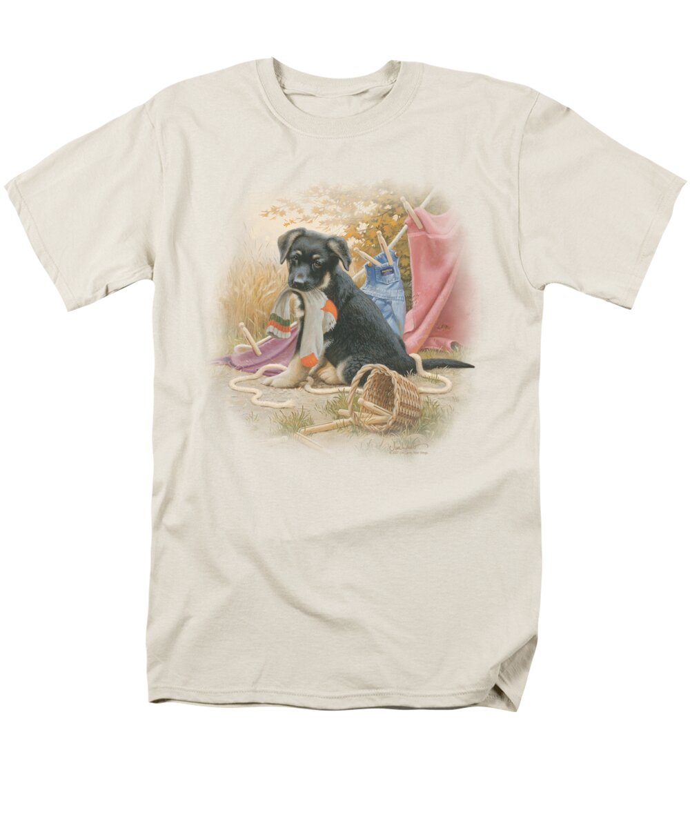 Wildlife Men's T-Shirt (Regular Fit) featuring the digital art Wildlife - Hanging Out by Brand A