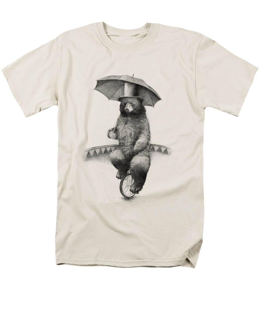 Bear Men's T-Shirt (Regular Fit) featuring the drawing Frederick by Eric Fan