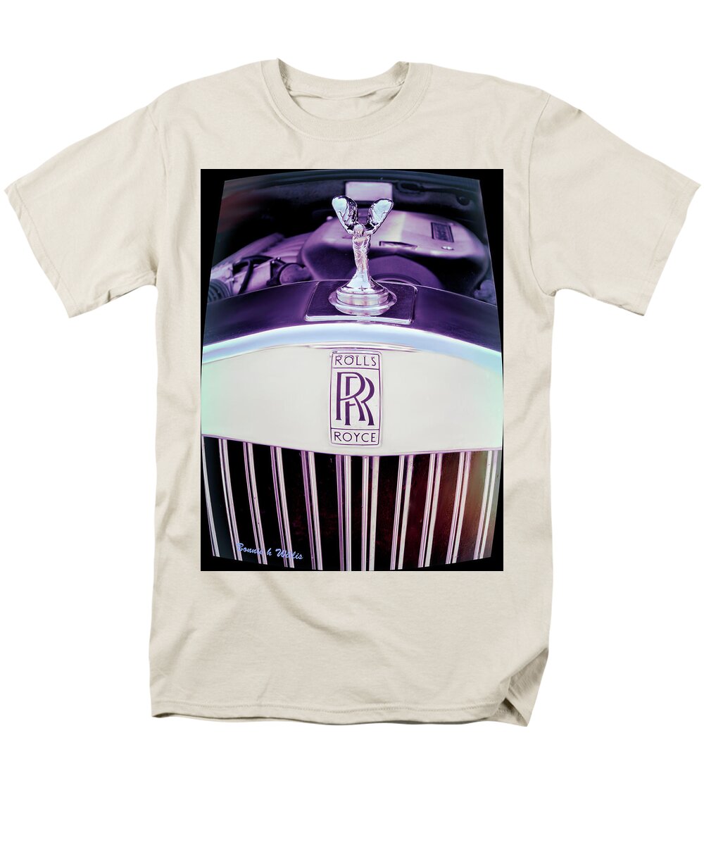 Car Men's T-Shirt (Regular Fit) featuring the photograph Rolls Royce Automobile by Bonnie Willis