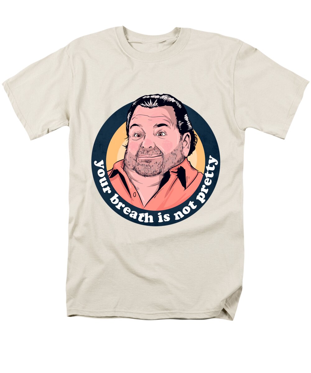 90 Day Fiancé Men's T-Shirt (Regular Fit) featuring the drawing Big Ed by Ludwig Van Bacon