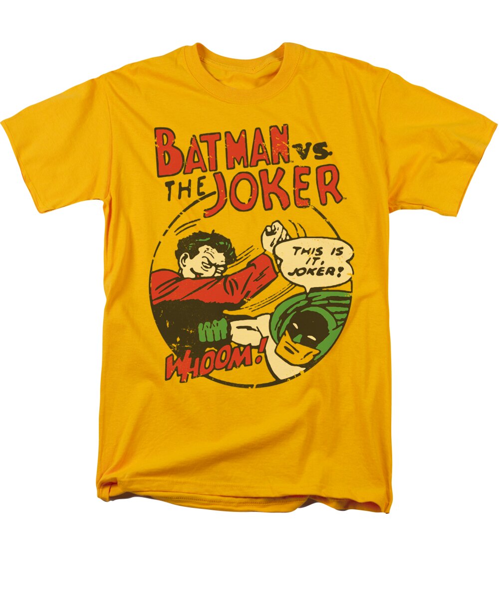 Dc Comics Men's T-Shirt (Regular Fit) featuring the digital art Dc - Grudge Match by Brand A