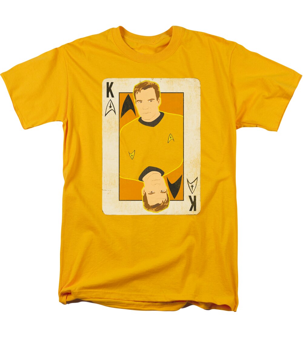  Men's T-Shirt (Regular Fit) featuring the digital art Star Trek - Tos King by Brand A