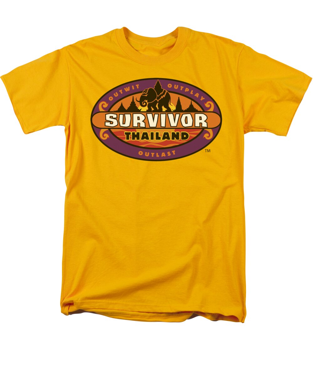 Survivor Men's T-Shirt (Regular Fit) featuring the digital art Survivor - Thailand by Brand A