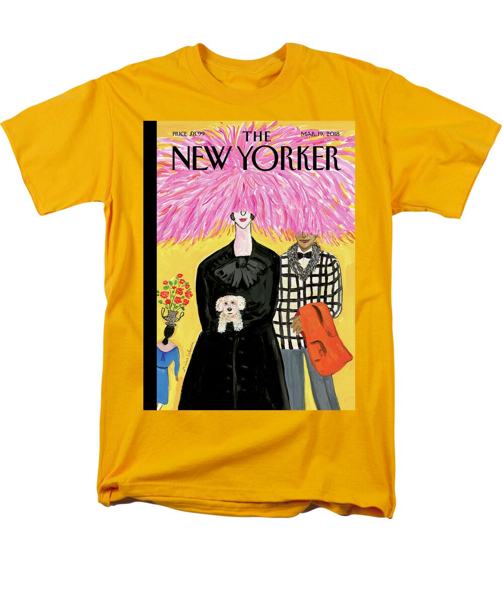 In Full Bloom Men's T-Shirt (Regular Fit) featuring the painting In Full Bloom by Maira Kalman