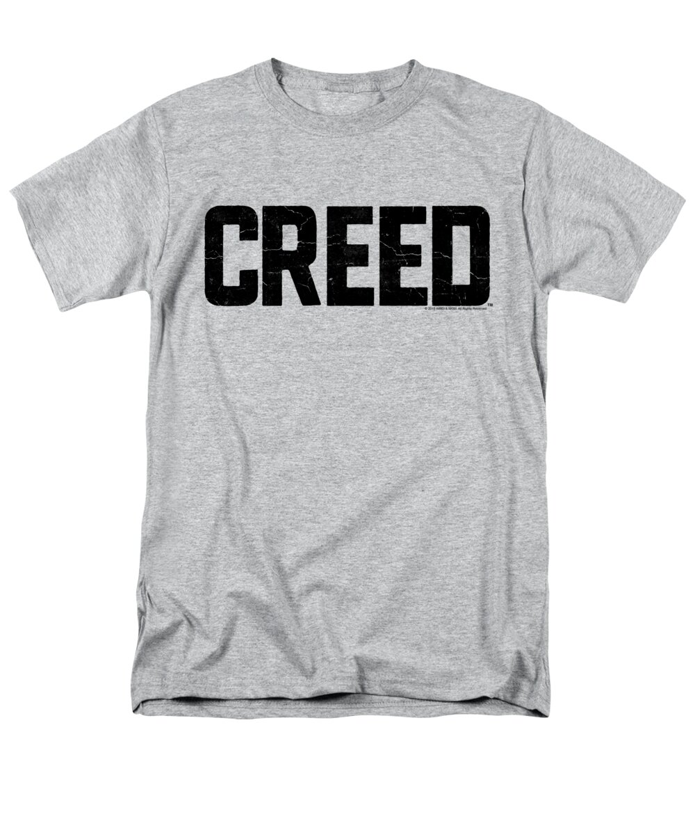  Men's T-Shirt (Regular Fit) featuring the digital art Creed - Cracked Logo by Brand A