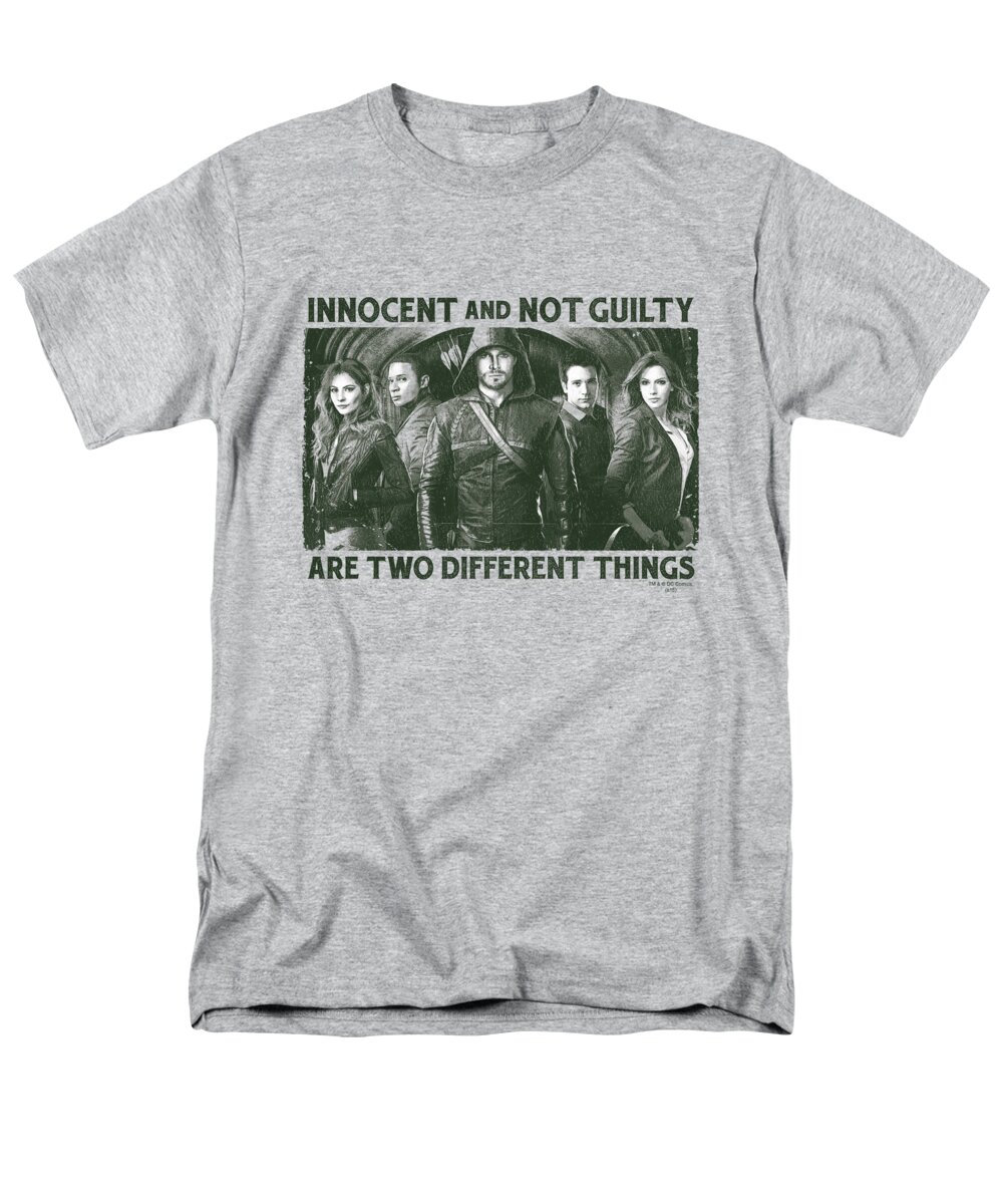  Men's T-Shirt (Regular Fit) featuring the digital art Arrow - Not Guilty by Brand A