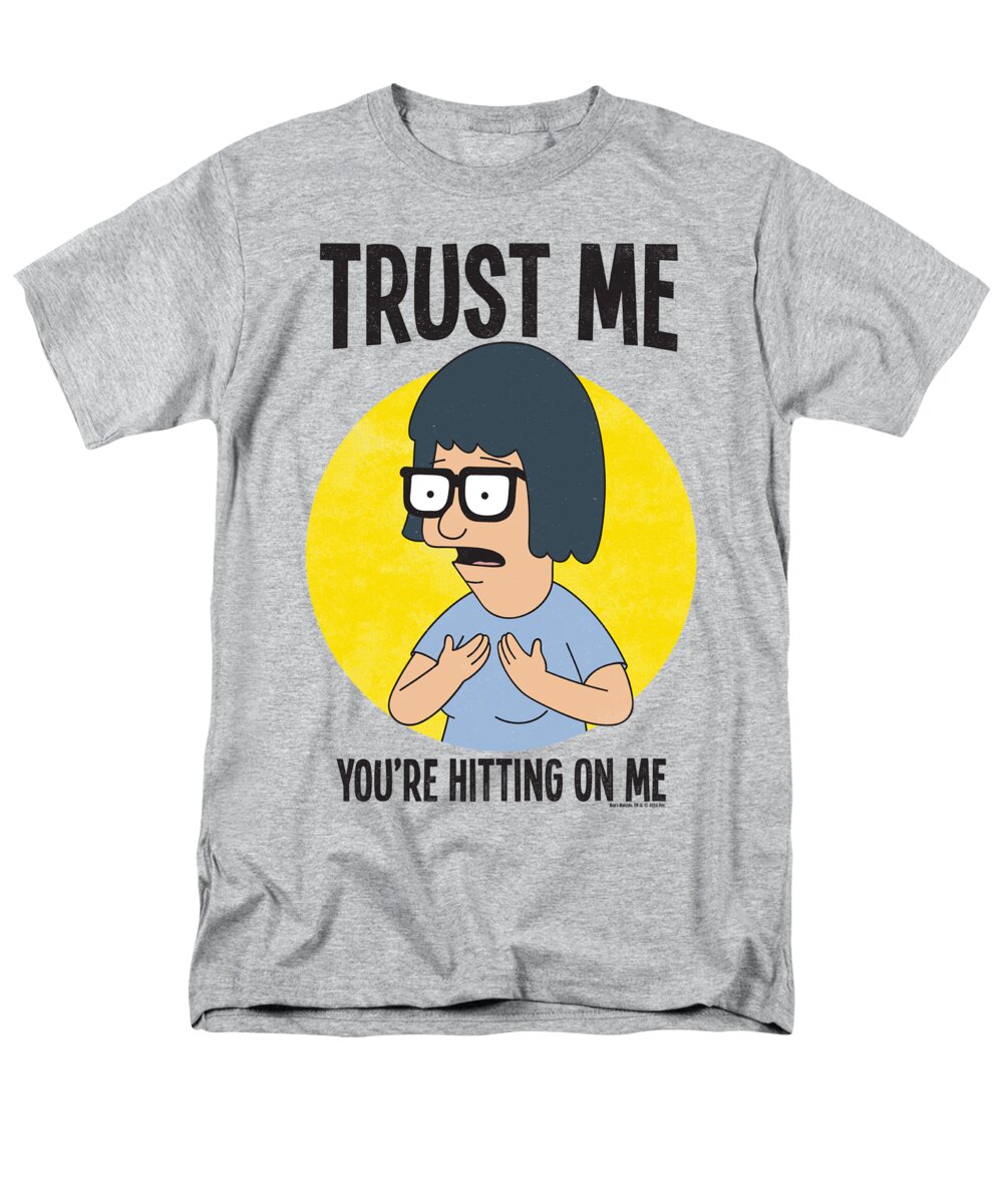  Men's T-Shirt (Regular Fit) featuring the digital art Bobs Burgers - Trust Me by Brand A