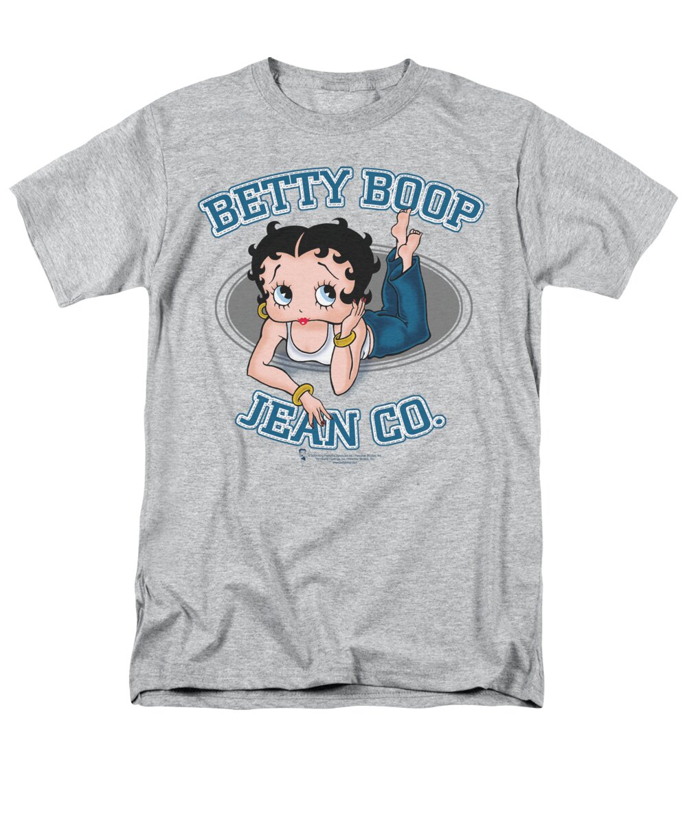 Betty Boop Men's T-Shirt (Regular Fit) featuring the digital art Boop - Jean Co by Brand A